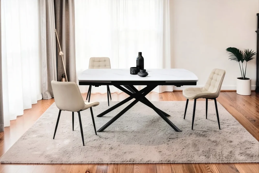 Tavolo allungabile in ceramica Vienna da 140 a 200