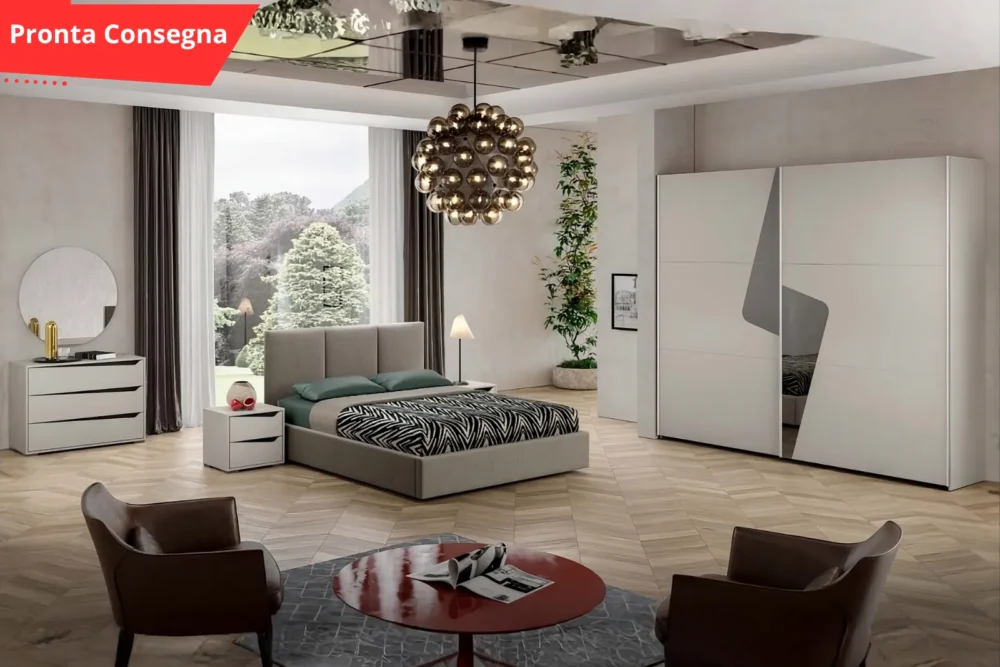 Camera da letto Paris con contenitore pronta consegna