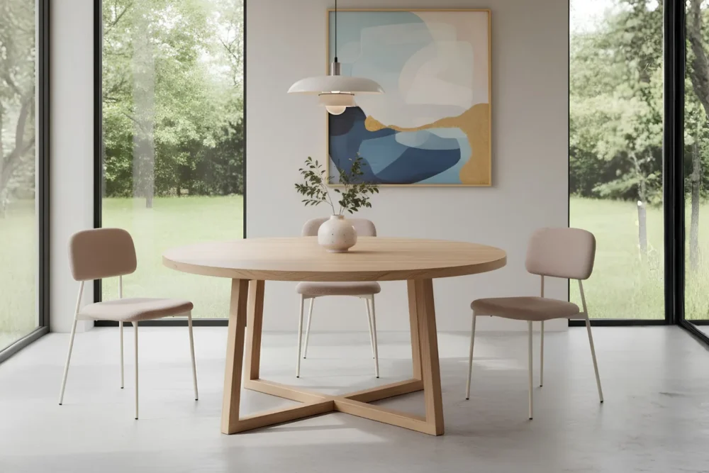 Sedia Marlene in tessuto Beige