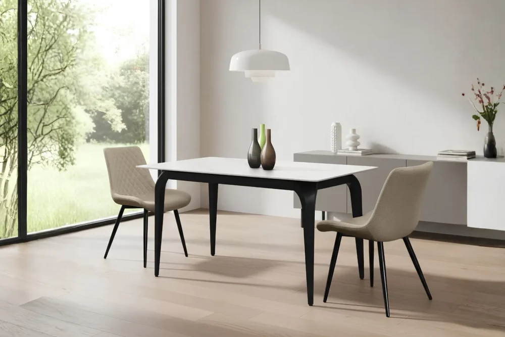 Tavolo fisso Giorgia - piano in ceramica 140x80