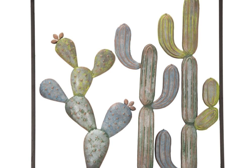 Pannello Cornice Cactus in Ferro