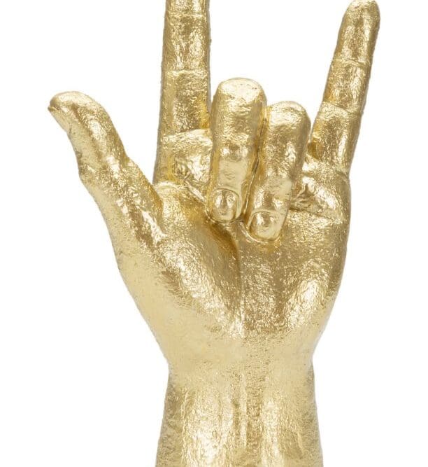 Statuetta Mano Yeah dorata