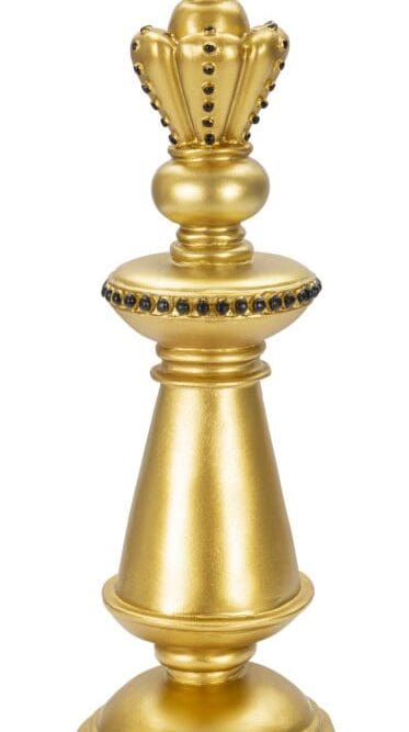 Statua Re Oro e Nero