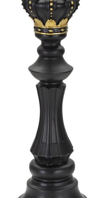 Statua Re Nero e Oro