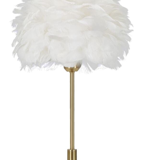 Lampada da tavolo Ball Feather Bianco