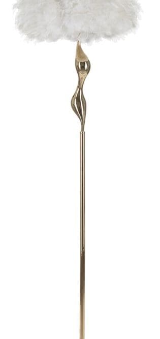 Lampada da terra Slim Bianco