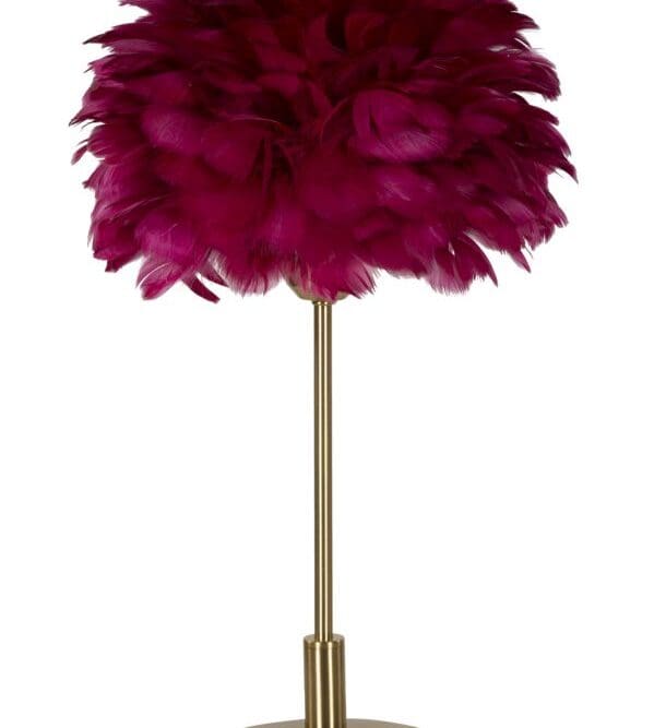 Lampada da tavolo Ball Feather Bordeaux