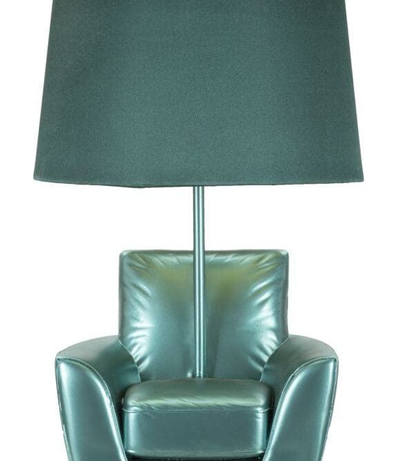 Lampada da comodino Midcentury Turchese