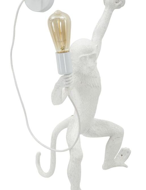 Lampada da muro Monkey Bianca