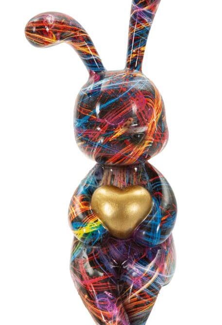 Coniglietto Psyco con Cuore Oro