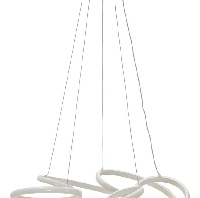 Lampadario Led Glovy Bianco H.120
