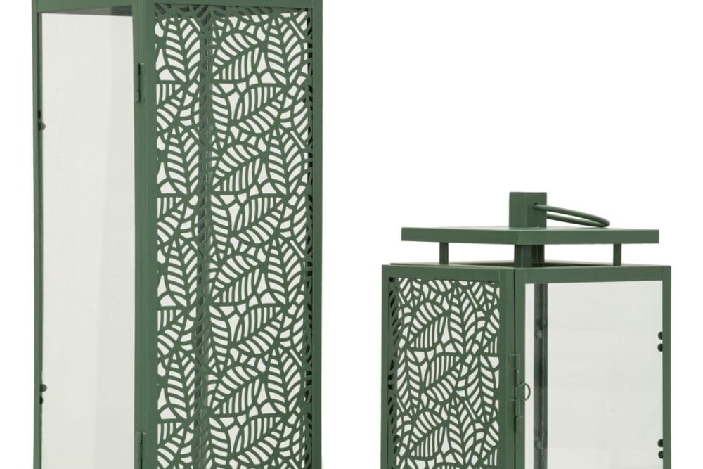 Lanterne in metallo traforato Hall - Set 2
