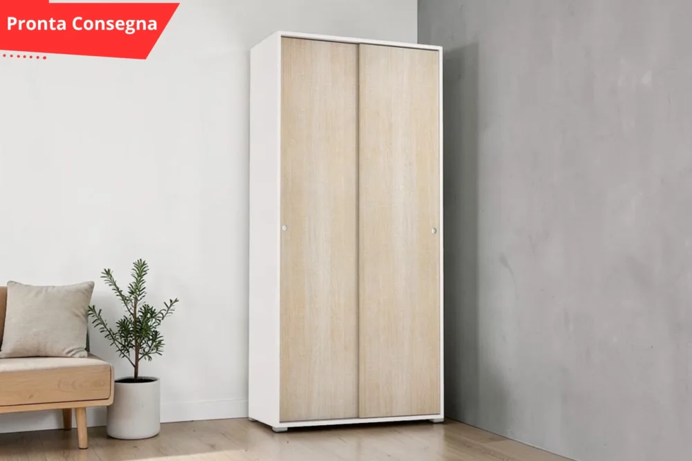 Mobile Doppia anta scorrevole Rovere pronta consegna