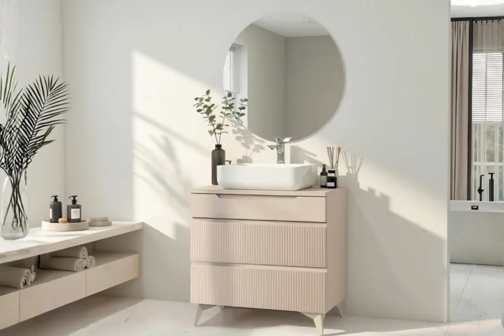 Mobile bagno Rio Cashmere L.80 senza colonna